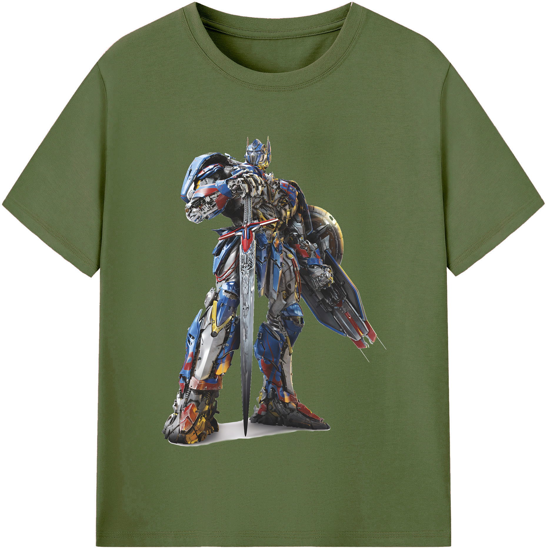 （画像用） Transformers トランスフォーマー 綿100％半袖Tシャツ（フロントプリント）